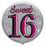 18" Foil Age Sweet 16 Balloon - The Ultimate Balloon & Party Shop
