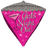 17" Foil Girls Night Out Diamond Shape Balloon - The Ultimate Balloon & Party Shop