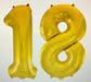 Age 18 Number Foil Balloons - The Ultimate Balloon & Party Shop