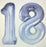 Age 18 Number Foil Balloons - The Ultimate Balloon & Party Shop