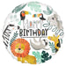 18" Birthday Wild Animal Foil Balloon The Ultimate Balloon And Party Shop Cheltenham & Gloucester Balloons & Fancy Dress 