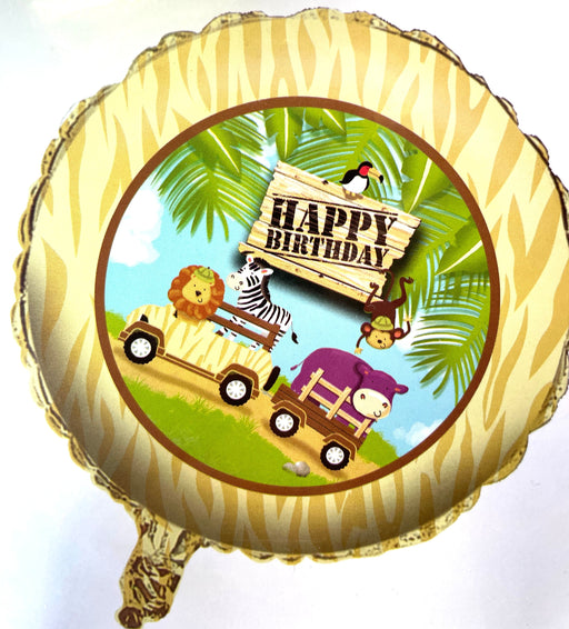 18" Birthday safari Foil Balloon The Ultimate Balloon And Party Shop Cheltenham & Gloucester Balloons & Fancy Dress 