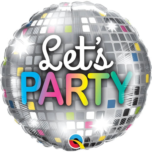 18" Disco Party Foil Balloon The Ultimate Balloon And Party Shop Cheltenham & Gloucester Balloons & Fancy Dress 