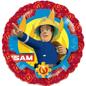 18" Fireman Sam Foil Balloon The Ultimate Balloon And Party Shop Cheltenham & Gloucester Balloons & Fancy Dress 