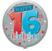 18" Foil Age 16 Balloon - Male The Ultimate Balloon And Party Shop Cheltenham & Gloucester Balloons & Fancy Dress 