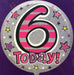 18" Foil Age 6 Balloon - Pink Glitz The Ultimate Balloon And Party Shop Cheltenham & Gloucester Balloons & Fancy Dress 