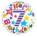 18" Foil Age 7 Balloon - Bright Stars The Ultimate Balloon And Party Shop Cheltenham & Gloucester Balloons & Fancy Dress 