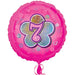 18" Foil Age 7 Balloon - Pink The Ultimate Balloon And Party Shop Cheltenham & Gloucester Balloons & Fancy Dress 