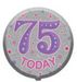 18" Foil Age 75 Pink Birthday Balloon The Ultimate Balloon And Party Shop Cheltenham & Gloucester Balloons & Fancy Dress 