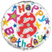18" Foil Age 8 Balloon - Bright Stars The Ultimate Balloon And Party Shop Cheltenham & Gloucester Balloons & Fancy Dress 