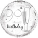 18" Foil Age 90 White Champagne Balloon The Ultimate Balloon And Party Shop Cheltenham & Gloucester Balloons & Fancy Dress 