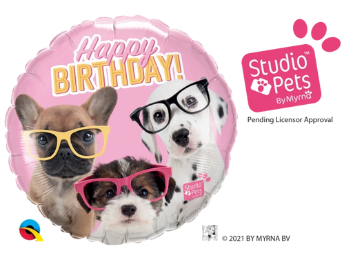 18" Foil Birthday Balloon - Party Puppies The Ultimate Balloon And Party Shop Cheltenham & Gloucester Balloons & Fancy Dress 