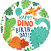 18" Foil Birthday Dinosaur Printed Balloon The Ultimate Balloon And Party Shop Cheltenham & Gloucester Balloons & Fancy Dress 