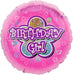 18" Foil Birthday Girl Balloon - Pink Sparkle The Ultimate Balloon And Party Shop Cheltenham & Gloucester Balloons & Fancy Dress 
