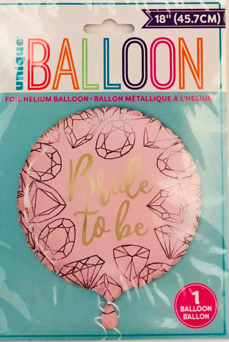 18" Foil Bride To Be Balloon The Ultimate Balloon And Party Shop Cheltenham & Gloucester Balloons & Fancy Dress 