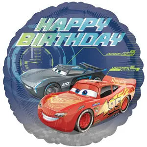 18" Foil Cars Printed Balloon - Birthday The Ultimate Balloon And Party Shop Cheltenham & Gloucester Balloons & Fancy Dress 