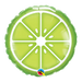 18" Foil Fruit Balloon - Lime The Ultimate Balloon And Party Shop Cheltenham & Gloucester Balloons & Fancy Dress 
