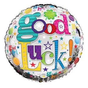 18" Foil Good Luck Bright Balloon The Ultimate Balloon And Party Shop Cheltenham & Gloucester Balloons & Fancy Dress 