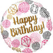 18" Foil Happy Birthday - Birthday Gems The Ultimate Balloon And Party Shop Cheltenham & Gloucester Balloons & Fancy Dress 