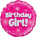 18" Foil Happy Birthday - Birthday Girl Bright Pink The Ultimate Balloon And Party Shop Cheltenham & Gloucester Balloons & Fancy Dress 