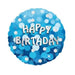 18" Foil Happy Birthday Blue Sparkle The Ultimate Balloon And Party Shop Cheltenham & Gloucester Balloons & Fancy Dress 