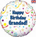 18" Foil Happy Birthday - Grandad The Ultimate Balloon And Party Shop Cheltenham & Gloucester Balloons & Fancy Dress 