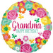 18" Foil Happy Birthday - Grandma The Ultimate Balloon And Party Shop Cheltenham & Gloucester Balloons & Fancy Dress 