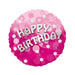 18" Foil Happy Birthday Pink Sparkle The Ultimate Balloon And Party Shop Cheltenham & Gloucester Balloons & Fancy Dress 