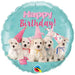 18" Foil Happy Birthday - Puppies The Ultimate Balloon And Party Shop Cheltenham & Gloucester Balloons & Fancy Dress 