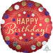 18" Foil Happy Birthday - Red Blast The Ultimate Balloon And Party Shop Cheltenham & Gloucester Balloons & Fancy Dress 
