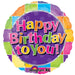 18" Foil Happy Birthday To You Bright The Ultimate Balloon And Party Shop Cheltenham & Gloucester Balloons & Fancy Dress 