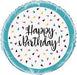 18" Foil Happy Birthday - Triangles The Ultimate Balloon And Party Shop Cheltenham & Gloucester Balloons & Fancy Dress 