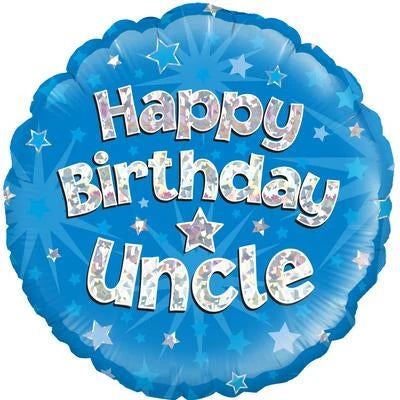 18" Foil Happy Birthday - Uncle The Ultimate Balloon And Party Shop Cheltenham & Gloucester Balloons & Fancy Dress 