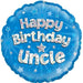 18" Foil Happy Birthday - Uncle The Ultimate Balloon And Party Shop Cheltenham & Gloucester Balloons & Fancy Dress 