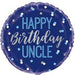 18" Foil Happy Birthday - Uncle The Ultimate Balloon And Party Shop Cheltenham & Gloucester Balloons & Fancy Dress 