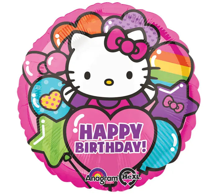 18" Foil Hello Kitty Printed Balloon The Ultimate Balloon And Party Shop Cheltenham & Gloucester Balloons & Fancy Dress 