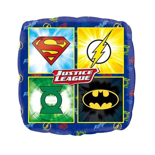 18" Foil Justice League Balloon The Ultimate Balloon And Party Shop Cheltenham & Gloucester Balloons & Fancy Dress 