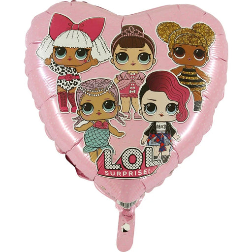 18" Foil LOL Heart Shape Balloon The Ultimate Balloon And Party Shop Cheltenham & Gloucester Balloons & Fancy Dress 