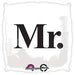 18" Foil Mr White/Black Balloon The Ultimate Balloon And Party Shop Cheltenham & Gloucester Balloons & Fancy Dress 