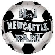 18" Foil No.1 Football Fan Balloon - Newcastle The Ultimate Balloon And Party Shop Cheltenham & Gloucester Balloons & Fancy Dress 