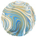 18" Foil Round Balloon - Blue Marblez The Ultimate Balloon And Party Shop Cheltenham & Gloucester Balloons & Fancy Dress 