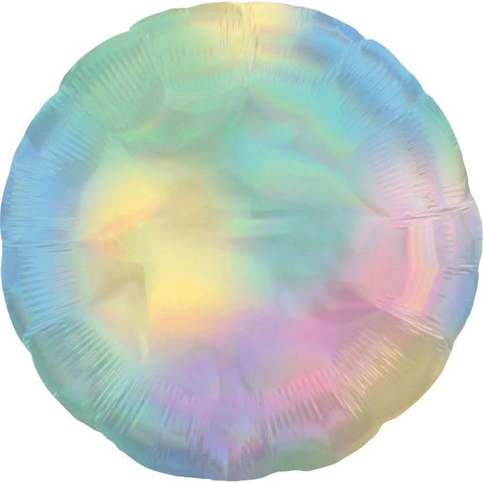 18" Foil Round Balloon - Iridescent Holographic The Ultimate Balloon And Party Shop Cheltenham & Gloucester Balloons & Fancy Dress 