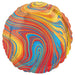 18" Foil Round Balloon - Orange/Red Marblez The Ultimate Balloon And Party Shop Cheltenham & Gloucester Balloons & Fancy Dress 