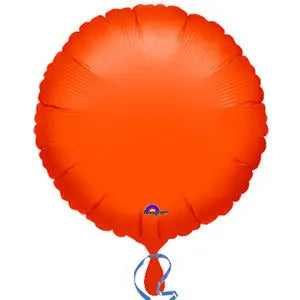 18" Foil Round Balloon - Orange The Ultimate Balloon And Party Shop Cheltenham & Gloucester Balloons & Fancy Dress 