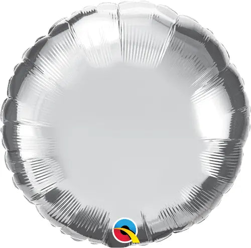 18" Foil Round Balloon - Silver The Ultimate Balloon And Party Shop Cheltenham & Gloucester Balloons & Fancy Dress 