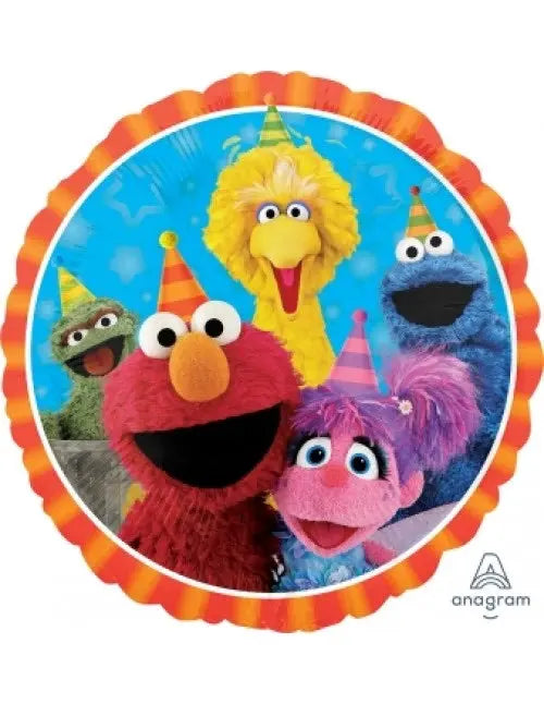 18" Foil Sesame Street Printed Balloon The Ultimate Balloon And Party Shop Cheltenham & Gloucester Balloons & Fancy Dress 