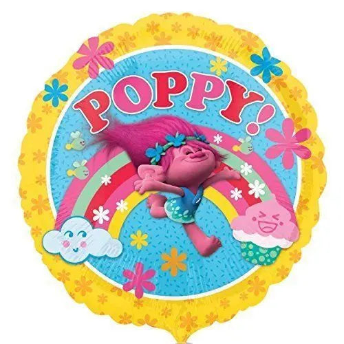 18" Foil Trolls Printed Balloon The Ultimate Balloon And Party Shop Cheltenham & Gloucester Balloons & Fancy Dress 