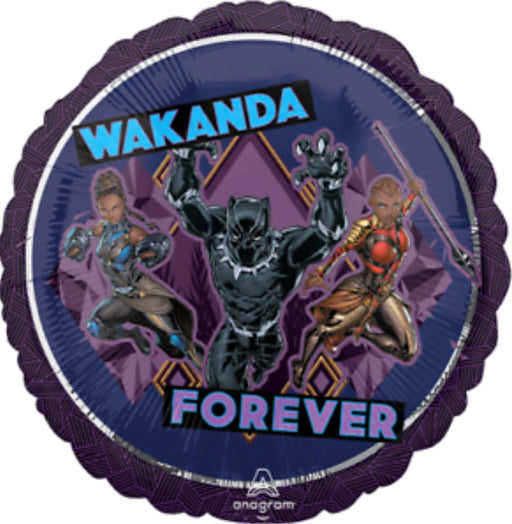 18" Foil Wakander Forever Printed Balloon The Ultimate Balloon And Party Shop Cheltenham & Gloucester Balloons & Fancy Dress 