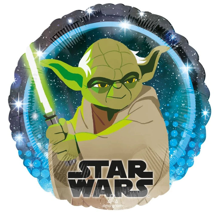 18" Foil Yoda Balloon The Ultimate Balloon And Party Shop Cheltenham & Gloucester Balloons & Fancy Dress 