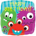 18" Monster Trio Birthday Foil Balloon The Ultimate Balloon And Party Shop Cheltenham & Gloucester Balloons & Fancy Dress 